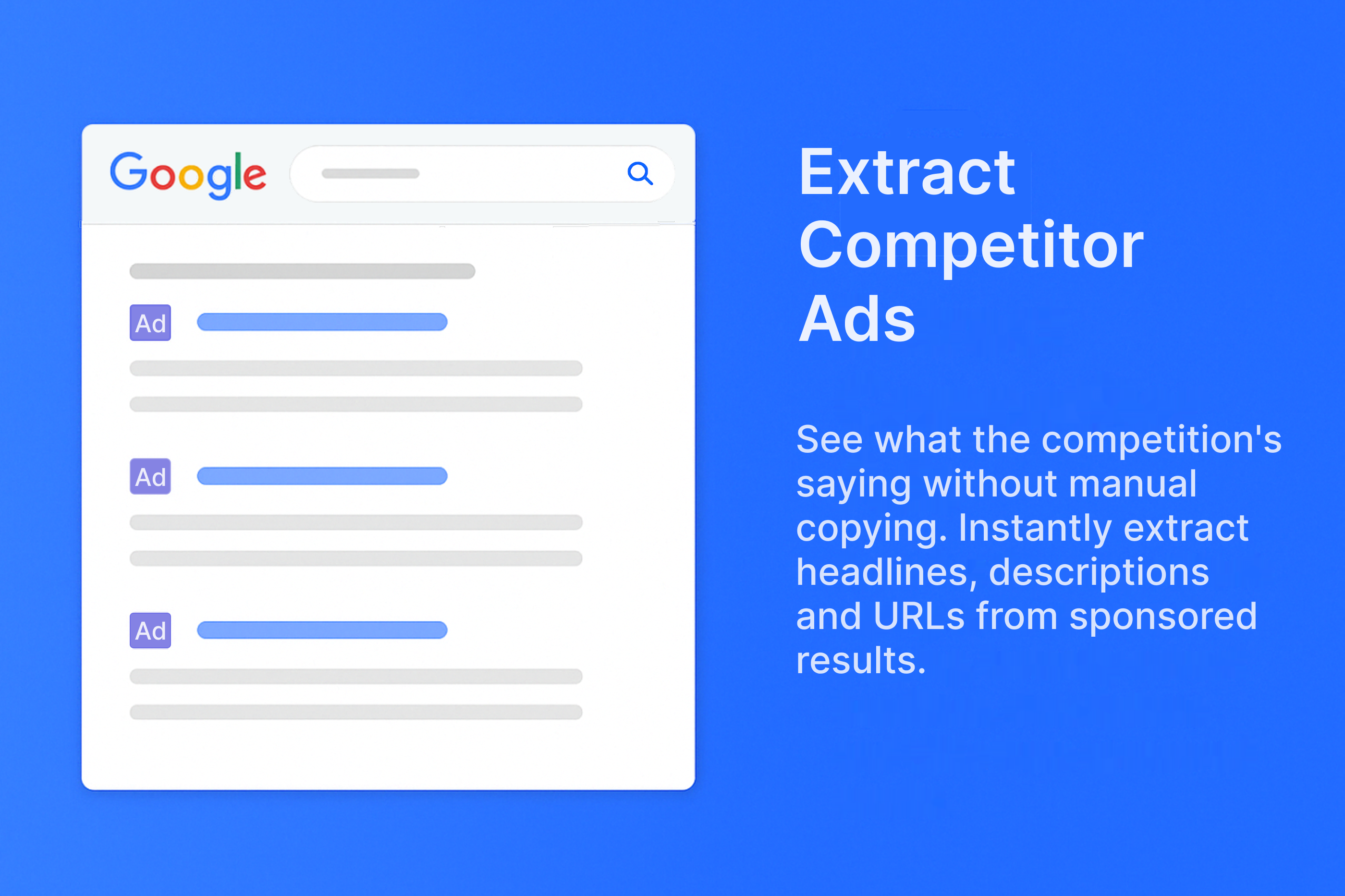 Extract Competitor Ads